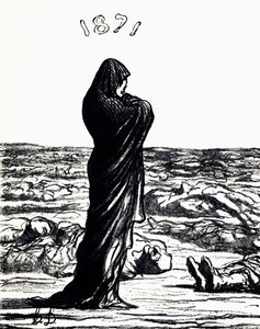 1871, Alegorie (litho) od Honoré Daumier