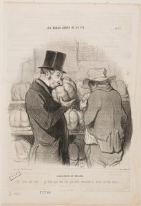 Znalec melounů od Honoré Daumier