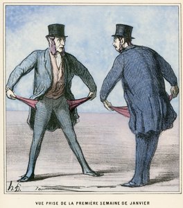 Portrét prvního lednového týdne od Honore Daumier