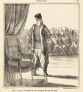 Ach! že... zdá se, že už se o mě nestarají od Honoré Daumier