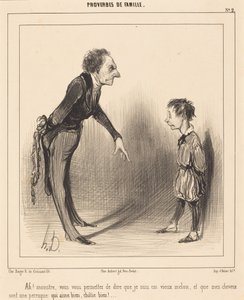 Ach! Nestvůro, dovolujete si... od Honoré Daumier