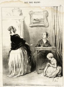 Ach!... Jak zvláštní výchovu dáváte své dceři?... od Honoré Daumier