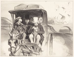 No tak ... k čertu, kočí ... od Honoré Daumier
