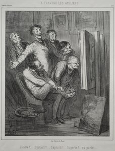Přes studia od Honoré Daumier