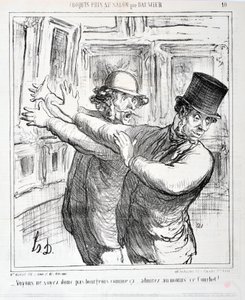 Závěsný od Honoré Daumier