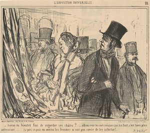 Už brzy skončíš s pohledem na ty šály? od Honoré Daumier