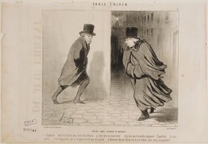Mezi 11. hodinou a půlnocí od Honoré Daumier