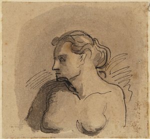 Busta ženy od Honoré Daumier
