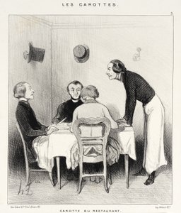Mrkev z restaurace od Honoré Daumier