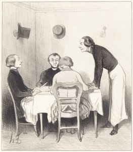 restaurační mrkev od Honoré Daumier
