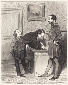 Je to právě proto, že je to váš přítel... od Honoré Daumier