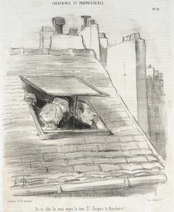 Z této strany vidíte věž sv. Jakuba... od Honoré Daumier