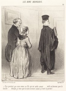 Říci... že máme syna, který je... advokát... od Honoré Daumier