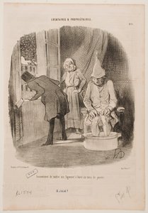 Nevýhoda nabídnutí bytu k pronájmu v lednu od Honoré Daumier