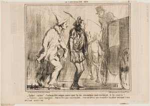 Vozko, vozko, nemůžeš mě odmítnout od Honoré Daumier