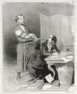 Odneste to dál ... nedá se pracovat ... od Honoré Daumier