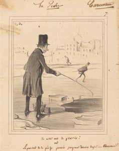 Tady je jeden, který se baví! od Honoré Daumier