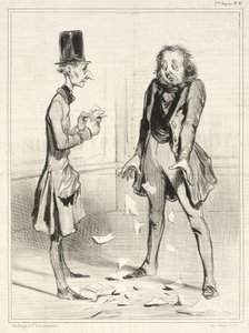 Zase moji věřitelé, pořád... od Honoré Daumier