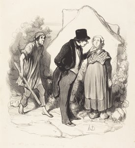 Že by váš manžel žárlil... od Honoré Daumier