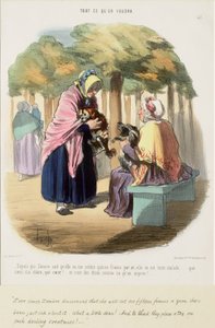 Od té doby, co Zémire ví, že mě bude stát patnáct franků ročně,... od Honoré Daumier