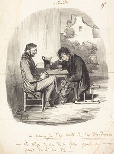 Bývalí členové bývalé Společnosti bývalého Desátého prosince od Honoré Daumier