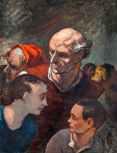 Rodina na barikádách 1848 - Daumier, Honore od Honoré Daumier