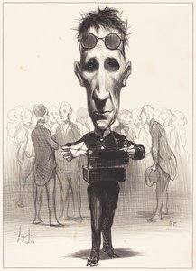 Félix Saint-Priest od Honoré Daumier