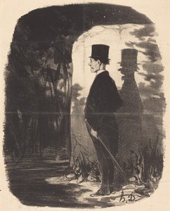 Nedá se nic dělat, musím projít tímto... lesem... od Honoré Daumier