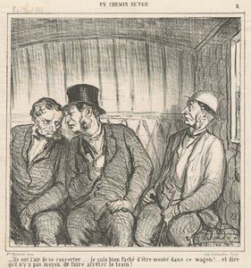 Zdá se, že spolupracují... od Honoré Daumier