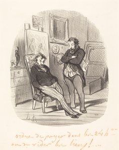 Nevýhoda posílání špatného obrazu... od Honoré Daumier