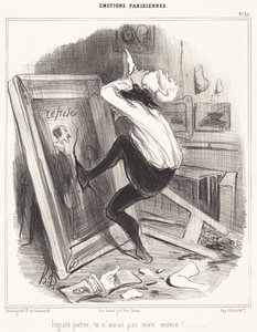 Nevděčná vlasti, nebudeš mít mé dílo!... od Honoré Daumier