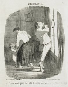 Chci taky, aby mi udělali... od Honoré Daumier