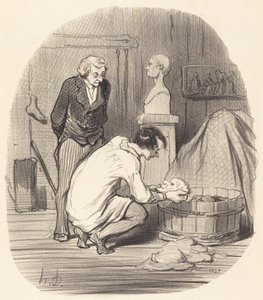 Umělec – to je ono!... od Honoré Daumier