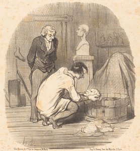 Umělec – to je ono!... od Honoré Daumier