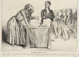 Valná hromada akcionářů od Honoré Daumier