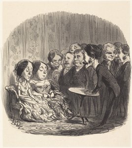 Poltergeist od Honoré Daumier