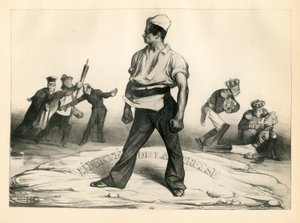 La Caricature (1830) Politická, satirická v ČB od Honoré Daumier