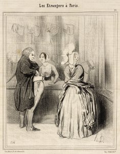 Klobouk, který se přiváží z Paříže od Honoré Daumier