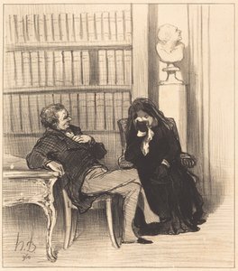 Vdova od Honoré Daumier