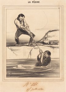 Le Barbillon táhne... od Honoré Daumier