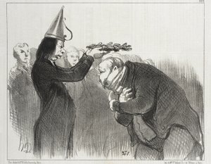 Příští udílení cen v Académie Française od Honoré Daumier