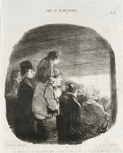 Podívaná je dobrá věc pro lid Paříže... od Honoré Daumier