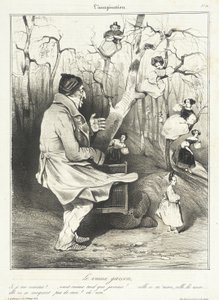 Starý mládenec od Honoré Daumier