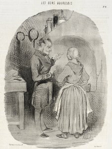 Dobří měšťané (první série tisků) od Honoré Daumier