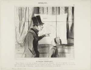 Zeměpisné šátky od Honoré Daumier