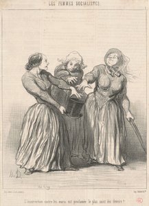 Povstání proti manželům... od Honoré Daumier