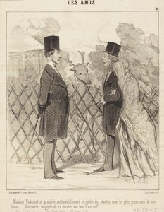 Paní Cabassolová se prochází... od Honoré Daumier