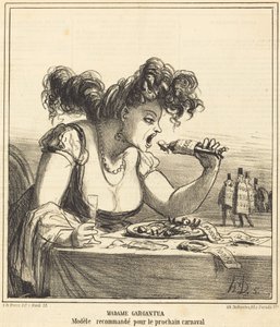Madame Gargantua od Honoré Daumier