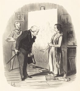 Paní, mám tu čest! od Honoré Daumier