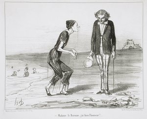 Madame la Baronne, mám tu čest! od Honoré Daumier